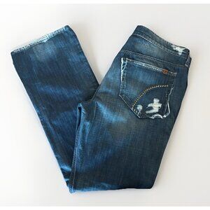 Joe's Jeans Rocker Bootcut Jeans Distressed Denim Men’s 38 Studded Western